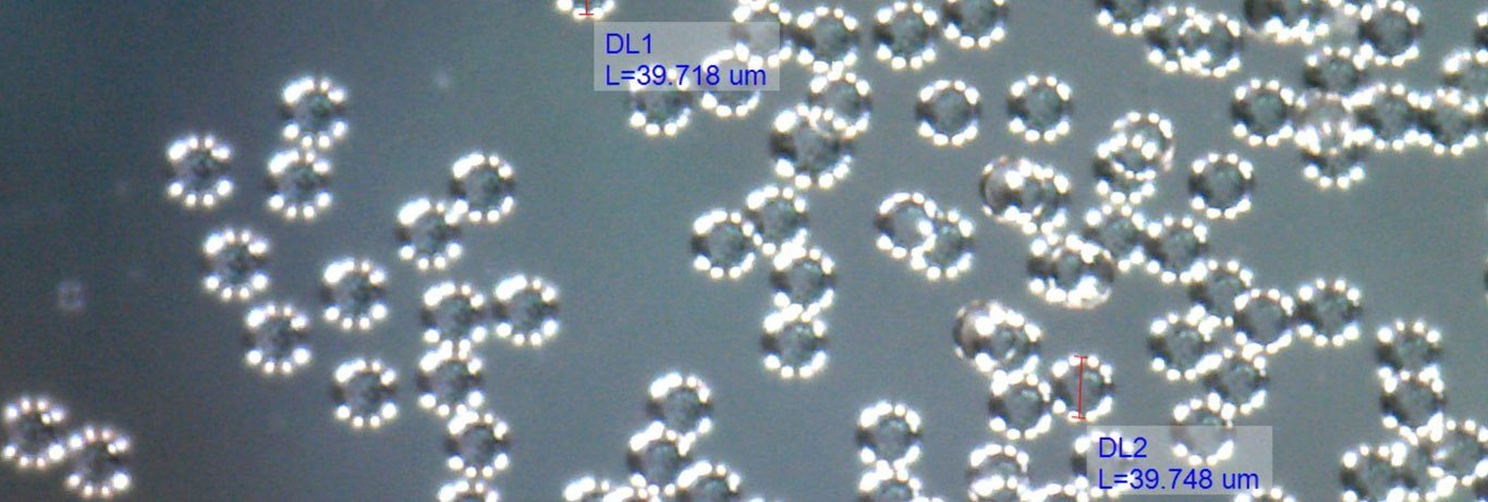 analise microscopica do pmma mostra microesferas de tamanho regular
